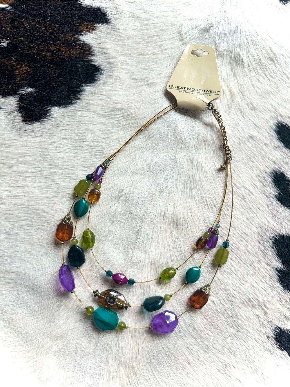Great Northwest Clothing Company Multicolor Beaded Layered Necklace